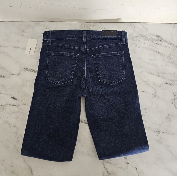 J Brand Super Skinny Mid Rise Braided Catonite Dark Blue Jeans 26 NWT - Picture 6 of 10